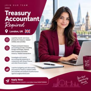 Treasury Accountant Required in London