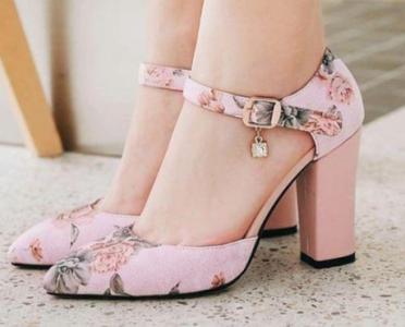 Floral Elegant Party Pointed Toe High Heels Mary Janes Womens Shoes,NEW!