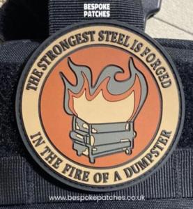 Customized Military Morale Patches-PVC and Embroidered