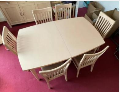 Dining Table & 8 Chairs