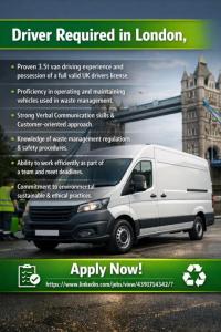 Driver Required in London