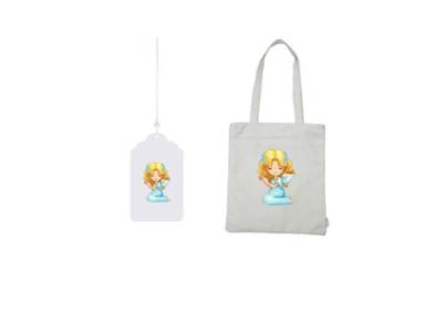 A beautiful angel with wings, gifts tag & bag, birthday gift / gift for friend
