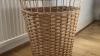 Wicker storage basket with Lid