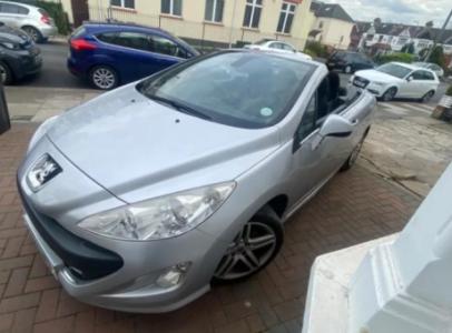 Peugeot, 308, Convertible, 2010, Manual, 1598 (cc), 2 doors