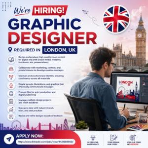 Graphic Designer Required in London