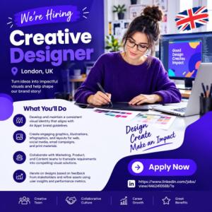 Creative Designer Required in London