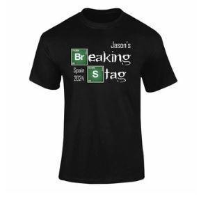 Personalised Bad Breaking Stag T-Shirt