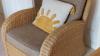 Two Wicker design conservatory or lounge Chairs