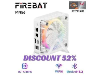 FIREBAT MINIPC AMD R7-7735HS 6600H 7840HS Mini Pc