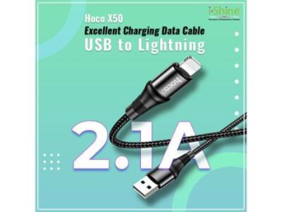 Buy Bulk HOCO X50 USB to Lightning Data Cable in Ireland