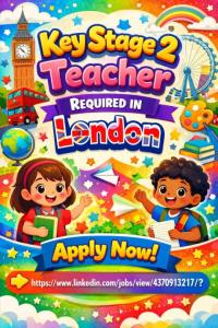 Key Stage 2 Teacher Required in London