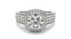 Round Halo Diamond Ring for Sale