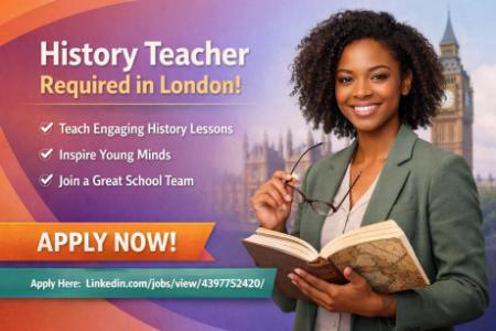History Teacher Required in London