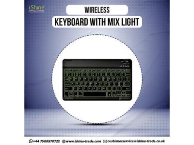 Buy Bulk Wireless Keyboard With Mix Light in UK