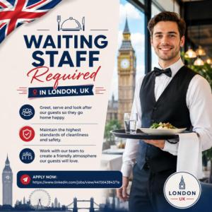 Waiting Staff Required in London