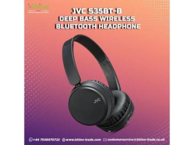 Buy Bulk JVC S35BT-B Deep Bass Wireless Bluetooth Headphone Black in UK