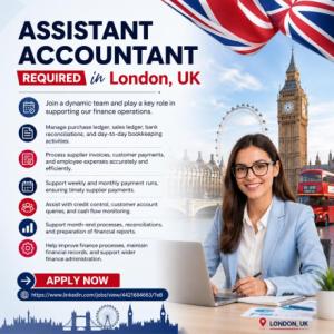 Assistant Accountant Required in London