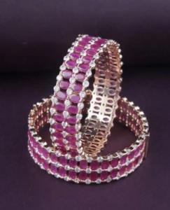 Browse wide range of bangles for girls design online at best price by Anuradha Art jewellery.