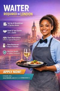 Waiter Required in London