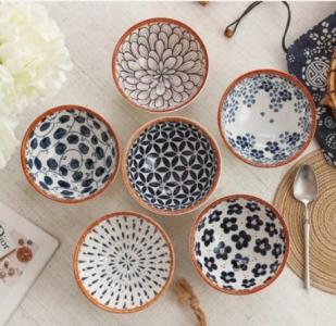 New Rattan Japanese Retro Rice Bowl Gift Box