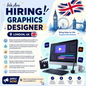 Graphics Designer Required in London