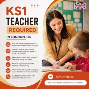 KS1 Teacher Required in London