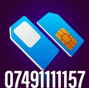 GOLD VIP UK MEMORABLE EASY DIAMOND EXCLUSIVE MOBILE PHONE NUMBER SIM CARD UNIQUE