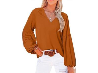WomenMIHOLL ’s Long Sleeve Tops Lace Casual Loose Blouses T Shirts