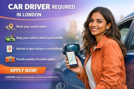Car Driver Required in London