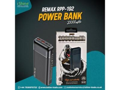 Buy Bulk Remax RPP-192 Power Bank 20000MAH in UK