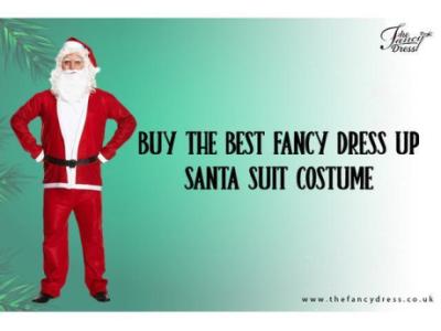 BUY THE BEST FANCY DRESS UP SANTA SUIT COSTUME