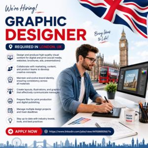 Graphic Designer Required in London