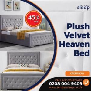 Plush Velvet Heaven Bed | 45% Off