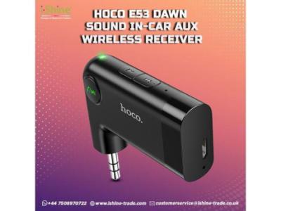 Buy Bulk Hoco E53 Dawn In-Car sound AUX Wireless Receiver in UK