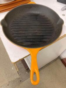 Le Creuset grill frying pan