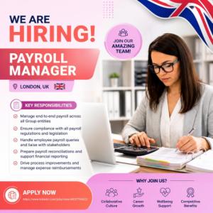 Payroll Manager Required in London