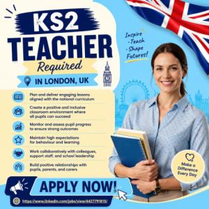 KS2 Teacher Required in London