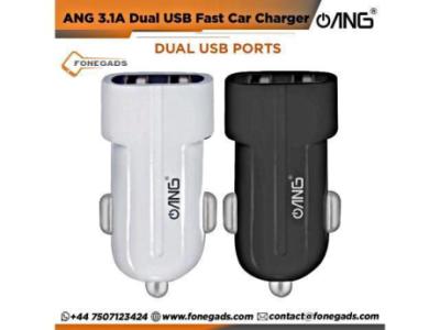 Buy Bulk ANG 3.1A Dual USB Fast Car Charger in UK