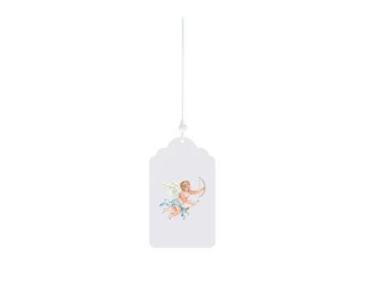 A cute little angel child gift tag for birthday gift/for friend/bookmark gift
