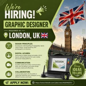 Graphic Designer Required in London