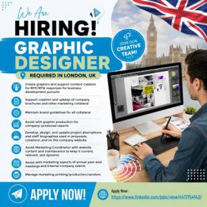Graphic Designer Required in London