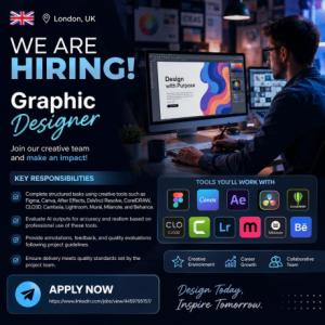 Graphic Designer Required in London