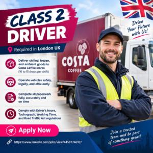 Class 2 Driver Required in London