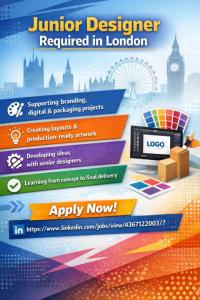 Junior Designer Required in London