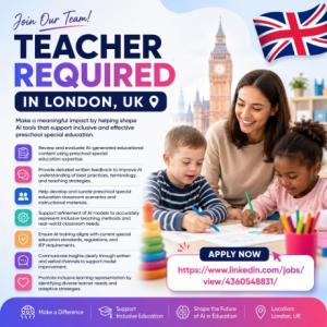Teacher Required in London