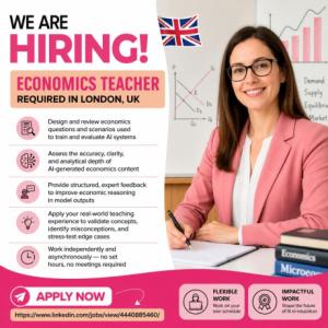 Economics Teacher Required in London