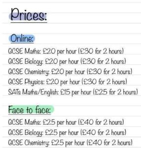 GCSE MATHS/SCIENCE TUTOR