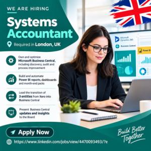 Systems Accountant Required in London