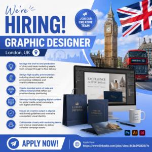 Graphic Designer Required in London