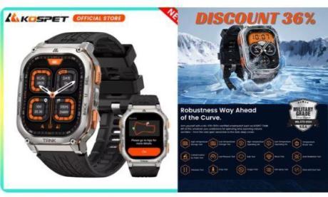 2024 Original KOSPET TANK M3 Ultra GPS Smartwatches For Men & Women